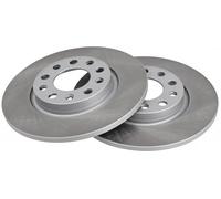 2x Disco freno pieno 18877 A.B.S. per JEEP CHEROKEE CHEROKEE VAN