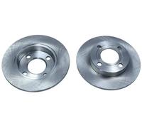 2x Disco freno pieno 19-1208 MAXGEAR per AUDI 80 B3 Tre volumi COUPE B3 90 B2