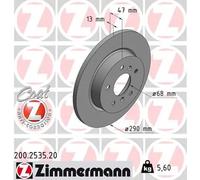 ZIMMERMANN 200.2535.20 Disco freno