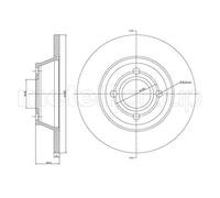 METELLI 23-0329 Disco freno