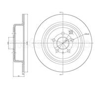 2x Disco freno pieno 23-0337 METELLI per PEUGEOT CITROËN FIAT LANCIA