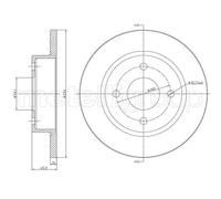 Metelli 'Dischi Nissan: Micra 1.0 I 16V 23-0348