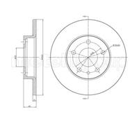 2x Disco freno pieno 23-0388C METELLI per ALFA ROMEO SPIDER GTV