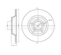2x Disco freno pieno 23-0392C METELLI per AUDI A4 B5 A4 B5 Avant
