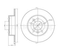 2x Disco freno pieno 23-0482C METELLI per RENAULT ESPACE III AVANTIME