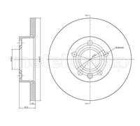 2x Disco freno pieno 23-0484 METELLI per VW TRANSPORTER T4 Autobus