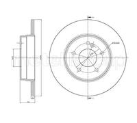 2x Disco freno pieno 23-0522C METELLI per MERCEDES-BENZ CLASSE E T-Model