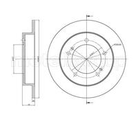 METELLI 23-0590 Disco freno