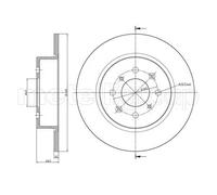 METELLI 23-0612C Disco freno