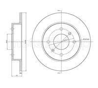 2x Disco freno pieno 23-0633 METELLI per NISSAN PRIMERA PRIMERA Hatchback