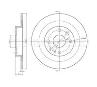 METELLI 23-0665 Disco freno