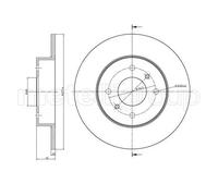 METELLI 23-0672 Disco freno