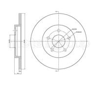 METELLI 23-0683C Disco freno