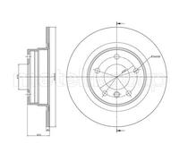 METELLI 23-0814C Disco freno