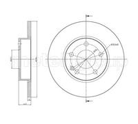 2x Disco freno pieno 23-0830C METELLI per MERCEDES-BENZ CLASSE A