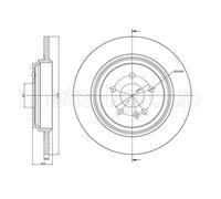 2x Disco freno pieno 23-1015C METELLI per MERCEDES-BENZ CLASSE M
