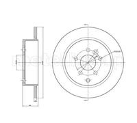 METELLI 23-1052C Disco freno