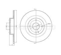 2x Disco freno pieno 23-1112 METELLI per MAZDA 323 S VI Tre volumi