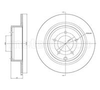 Metelli Dischi Freno Chrysler / Jeep / Lancia / Mitsubis 23-1223C