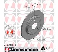 ZIMMERMANN 230.2311.20 Disco freno