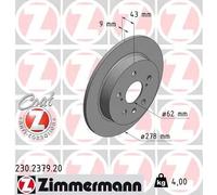ZIMMERMANN 230.2379.20 Disco freno