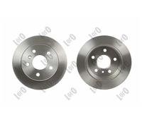 2x Disco freno pieno 231-04-022 ABAKUS per MERCEDES-BENZ