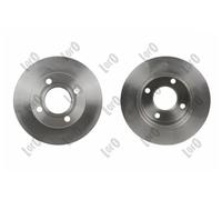 2x Disco freno pieno 231-04-043 ABAKUS per AUDI 80 B3 Tre volumi COUPE B2 90 B2