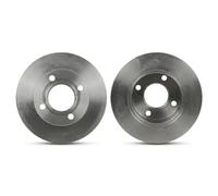 2x Disco freno pieno 231-04-043 ABAKUS per AUDI 80 B3 Tre volumi COUPE B2 90 B2
