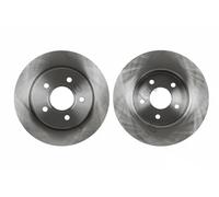 2x Disco freno pieno 231-04-079 ABAKUS per FORD FOCUS III Tre volumi FOCUS III