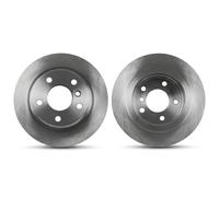 2x Disco freno pieno 231-04-156 ABAKUS per BMW 1 2 Coupé 2 Cabriolet