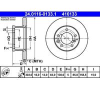 ATE Discofreno 24.0116-0133.1