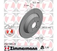 ZIMMERMANN 250.1385.20 Disco freno