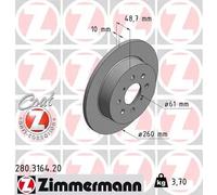 ZIMMERMANN 280.3164.20 Disco freno