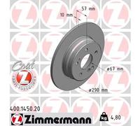 ZIMMERMANN 400.1450.20 Disco freno