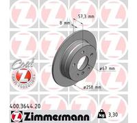 ZIMMERMANN 400.3644.20 Disco freno