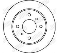 2x Disco freno pieno 562032JC JURID per NISSAN PRIMERA PRIMERA Hatchback
