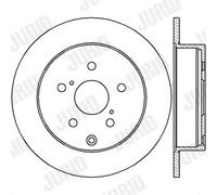 Jurid Disco freno 562431JC Ø290 mm pieno per Toyota Corolla Verso 2x