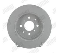 2x Disco freno pieno 562440JC JURID per HONDA MG