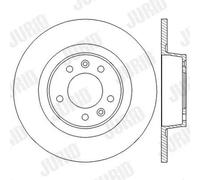 2x Disco freno pieno 562583JC JURID per PEUGEOT 407 407 Coupé 407 SW
