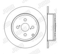 2x Disco freno pieno 562600JC JURID per TOYOTA COROLLA COROLLA Familiare