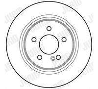 2x Disco freno pieno 562620JC JURID per MERCEDES-BENZ CLASSE C Coupé CLASSE C