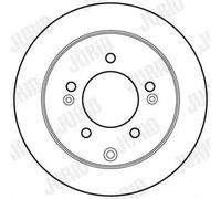 2x Disco freno pieno 562686JC JURID per KIA SOUL I