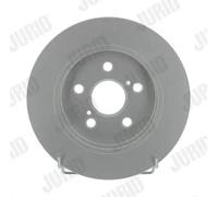 2x Disco freno pieno 562751JC JURID per TOYOTA SUBARU LEXUS