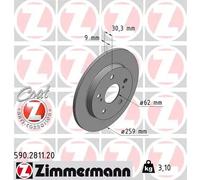 ZIMMERMANN 590.2811.20 Disco freno