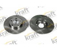 2x Disco freno pieno 6040120 KRAFT AUTOMOTIVE per AUDI 100 C4 Tre volumi A6 C4