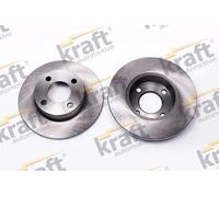 2x Disco freno pieno 6040140 KRAFT AUTOMOTIVE per AUDI 80 B4 Tre volumi