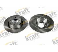 2x Disco freno pieno 6040160 KRAFT AUTOMOTIVE per AUDI 80 B4 Tre volumi