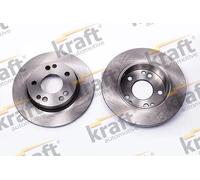 2x Disco freno pieno 6041050 KRAFT AUTOMOTIVE per MERCEDES-BENZ 190