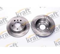2x Disco freno pieno 6051120 KRAFT AUTOMOTIVE per MERCEDES-BENZ CLASSE A