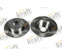 2x Disco freno pieno 6051550 KRAFT AUTOMOTIVE per SAAB OPEL